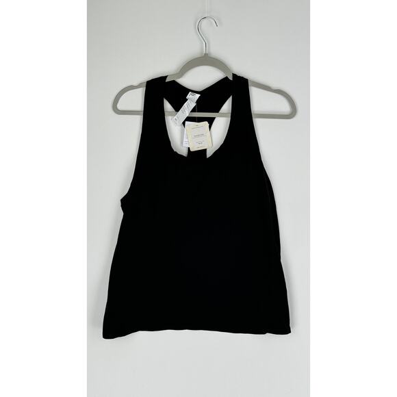 Fabletics Feather Tech Racerback Tank Top Black Womens XL New Athletic Shirt - Picture 4 of 9